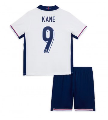 England Harry Kane #9 Hjemmebanesæt Børn EM 2024 Kort ærmer (+ korte bukser)